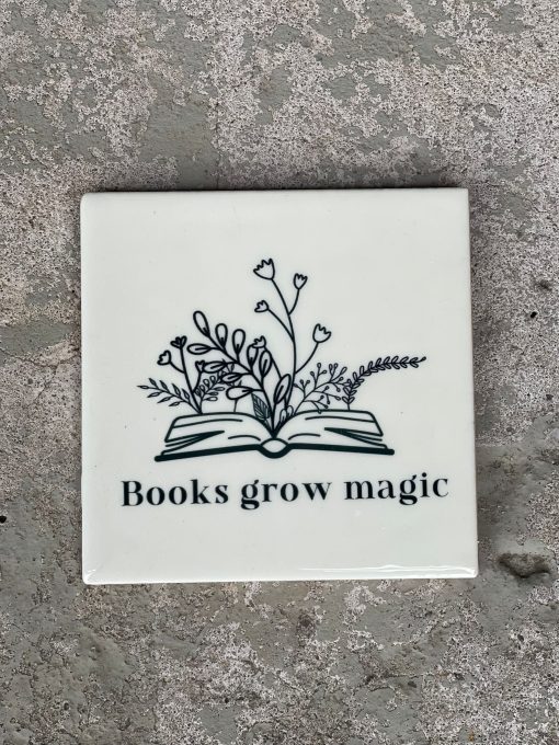 Tegeltje Books grow magic